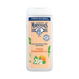 LE PETIT MARSEILIAIS Gel hidratante y nutritivo para baño o ducha, con textura crema y flor de naranja bio LE PETIT MARSEILIALS 650 ml