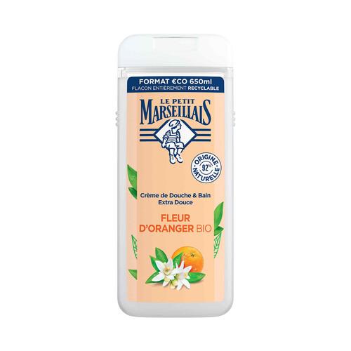 LE PETIT MARSEILIAIS Gel hidratante y nutritivo para baño o ducha, con textura crema y flor de naranja bio LE PETIT MARSEILIALS 650 ml