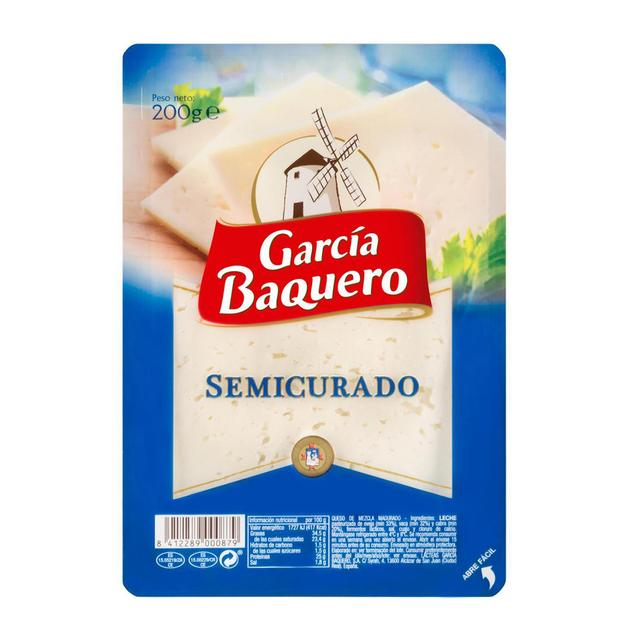 Queso semicurado mezcla García Baquero 200 g