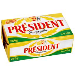 PRÉSIDENT Pastilla de mantequilla con sal PRESIDENT 250 g