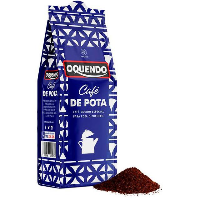 Café molido especial para pota o puchero oquendo, paquete 250 g