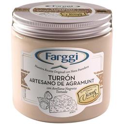 Helado de turrón de agramunt farggi, frasco 450 ml