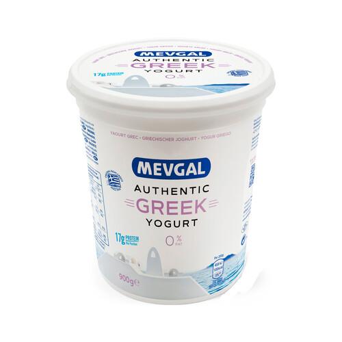 MEVGAL Yogur griego natural desnatado 0% 900 g