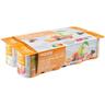 Yogur con fresas-albaricoque-pera-mora eroski, pack 8x125 g