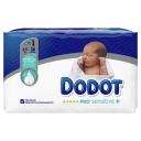 Pañales Dodot Pro Sensitive T1 (2-5 kg.) 38 ud