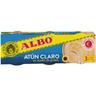 Atún claro en aceite de girasol albo, pack 3x92 g