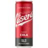 Refresco de cola bajo en azúcares la casera, lata 33 cl