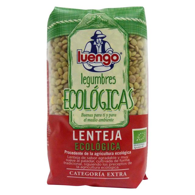 Lenteja ecológica luengo, paquete 500 g