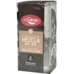 Café molido mezcla 50/50 el gallego, paquete 250 g