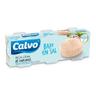 Atún claro CALVO al natural bajo en sal 3xRO-80 168 g pne