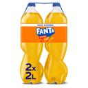 Refresco de naranja Fanta botella 2 x 2 l