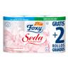 Papel higiénico FOXY seda 3 capas 4+2 rollos