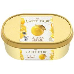Helado sorbete de limón carte d'or, tarrina 500 g