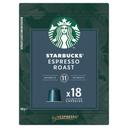 Café cápsulas espresso roast Starbucks compatible con Nespresso 18 ud