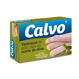 Ventresca de atún claro CALVO en aceite de oliva RR-115 g pn