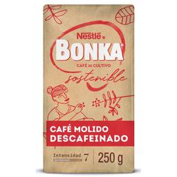 Café molido BONKA descafeinado natural 250 g