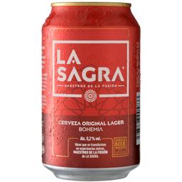 Cerveza La Sagra Premium Lager lata 33 cl