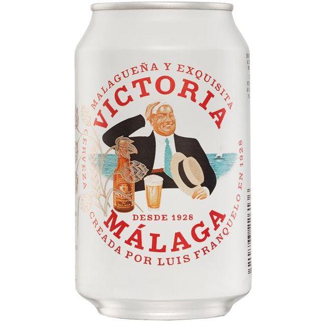 Cerveza VICTORIA Málaga lata 33 cl