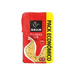 GALLO Pasta pluma nº 6 GALLO paquete de 900 g