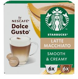 Café latte macchiato en cápsulas Starbucks Nescafé Dolce Gusto 12 ud