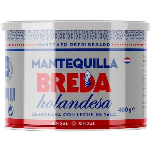 Mantequilla holandesa sin sal breda, lata 400 g