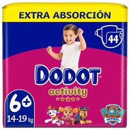 Pañal DODOT Activity extra T6+ 14kg+ 44 unidades