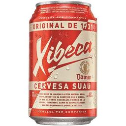 Cerveza xibeca, lata 33 cl