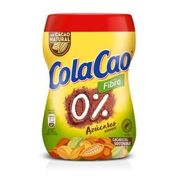 Cacao soluble COLA CAO 0% azúcar añadido con fibra 300 g