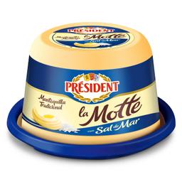 Mantequilla con granos de sal de mar La Motte Président 250 g