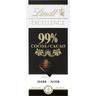 Chocolate 99% cacao lindt excellence, tableta 50 g
