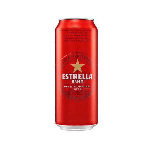 Cerveza estrella damm estrella, lata 50 cl