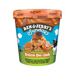 BEN & JERRY'S Tarrina de helado sundae dulce de leche 427 ml