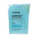 COSMIA recarga de champú y gel de ducha (cuerpo y cabello) con sal marina 1 l