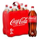 Coca Cola pack 6 botellas 2 l