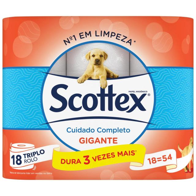Papel higiénico Gigante Scottex 18 rollos