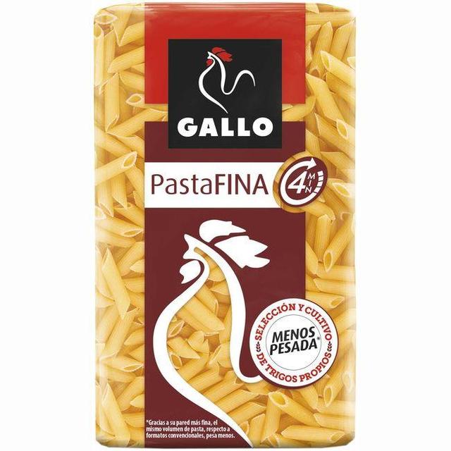 Plumas gallo pastafina, paquete 400 g