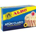Atún claro en aceite de girasol albo, lata 112 g