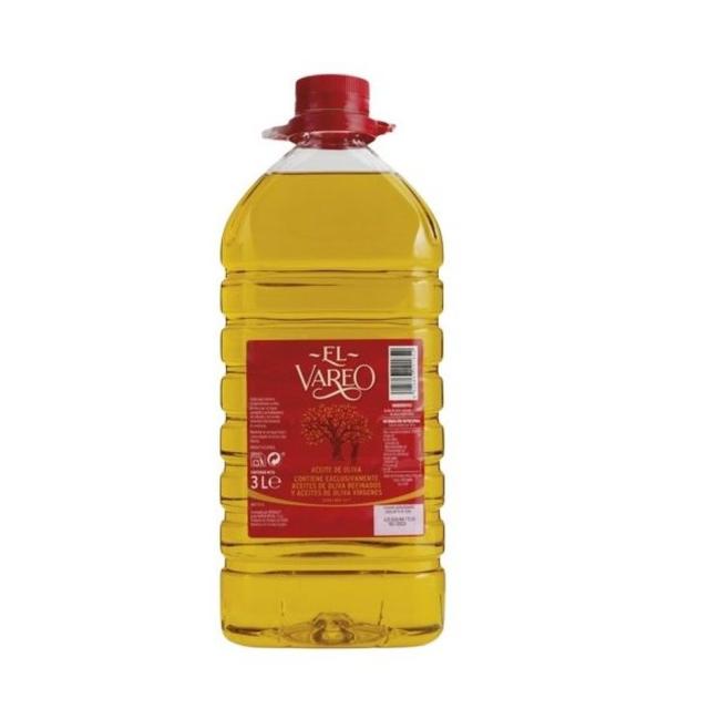 Aceite oliva 0,4º EL VAREO garrafa 3 l