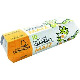Huevo campero de maíz granja campomayor, cartón 10 uds