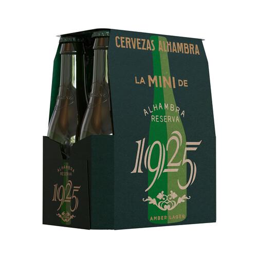 Cerveza dorada Alhambra Reserva 1925 pack 6 botellas 22,5cl