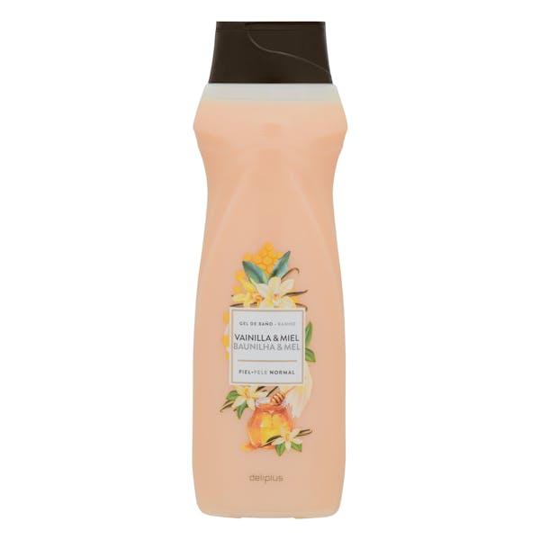 Gel de baño vainilla y miel Deliplus piel normal