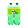 SEVEN UP Refresco lima-limón sin azúcar pack 2 uds. x 2 l