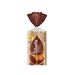 SILUETA Pan de molde integral (8 cereales) sin corteza 450 g