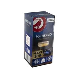 PRODUCTO ALCAMPO Café en cápsulas Fortissimo I12, 20 uds