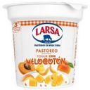 Yogur con melocotón larsa, tarrina 125 g