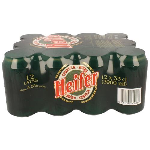 HEIFER Cerveza pack de 12 latas de 33 cl