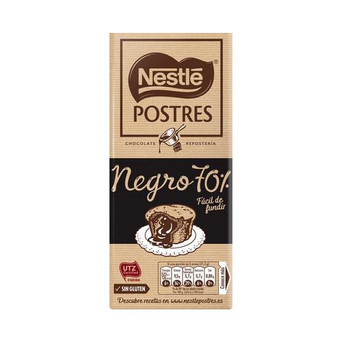NESTLÉ Chocolate negro 70% para respostería fácil fundir 170 g