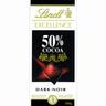 Chocolate negro 50% cacao lindt excellence, tableta 100 g