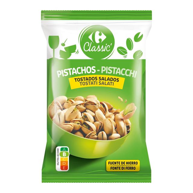 Pistachos tostados y saldaos Classic Carrefour 400 g