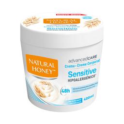 NATURAL HONEY Crema corporal hidrtante con leche de avena, para pieles sensibles y secas NATURAL HONEY Advanced care 400 ml
